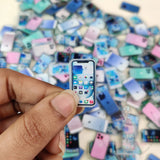Dress My Craft Embellishment,  Mini Smartphone Acrylic Charms