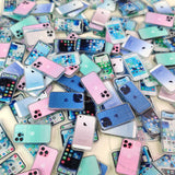 Dress My Craft Embellishment,  Mini Smartphone Acrylic Charms