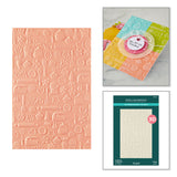 Spellbinders Embossing Folder, 3D Confection Companions by Tina Smith