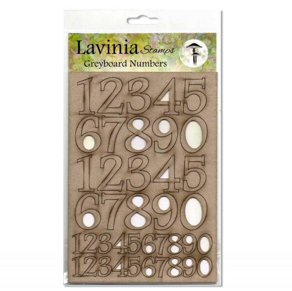Lavinia Embellishment, Greyboard Numbers