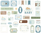 Echo Park Embellishment, Ephemera, Little Lullabies Baby Boy