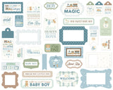 Echo Park Embellishment, Frames & Tags, Little Lullabies Baby Boy
