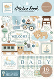 Echo Park Embellishment, Sticker Book, Little Lullabies Baby Boy