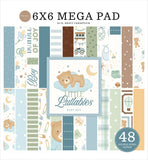 Echo Park Paper Pad 6x6, Mega Paper Pad, Little Lullabies Baby Boy