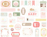 Echo Park Embellishment, Ephemera, Little Lullabies Baby Girl