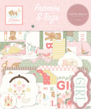 Echo Park Embellishment, Frames & Tags, Little Lullabies Baby Girl