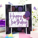Hunkdory Crafts Stencil - For the Love of Masks - Happy Birthday