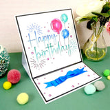 Hunkdory Crafts Stencil - For the Love of Masks - Happy Birthday