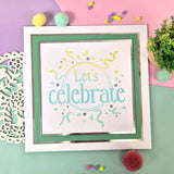 Hunkdory Crafts Stencil - For the Love of Masks - Let's Celebrate