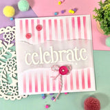 Hunkdory Crafts Stencil - For the Love of Masks - Let's Celebrate