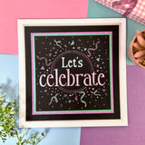 Hunkdory Crafts Stencil - For the Love of Masks - Let's Celebrate