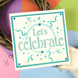Hunkdory Crafts Stencil - For the Love of Masks - Let's Celebrate