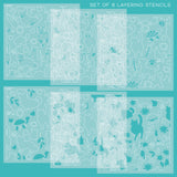 Honey Bee Stamp, Stencil - Pet Friends (6pc)