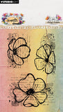 SL Stamp, Dragonfly Dreams - Grungy flowers