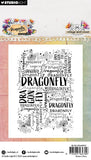 SL Stamp, Dragonfly Dreams - Grunge Word Cloud