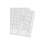 Hero Arts Embellishment, Hero Transfers, Must Have Messages