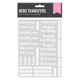 Hero Arts Embellishment, Hero Transfers, Must Have Messages