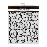 Stamperia Stencil, Furry Friends 2 Pop Art Pattern