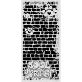 Stamperia Stencil, Furry Friends 2 Cool Street Bricks
