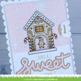 Lawn Fawn Die - Scripty Sweet Outline Add-On