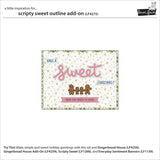 Lawn Fawn Die - Scripty Sweet Outline Add-On