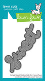 Lawn Fawn Die - Scripty Sweet Outline Add-On
