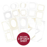 Hunkdory Crafts Paper, Acetate Frames & Borders