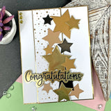 Hunkydory Crafts Paper, Luxury Foiled Edge-to-Edge Ink Me! Cardstock