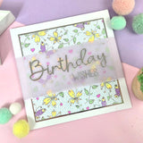 Hunkydory Crafts Paper, Luxury Foiled Edge-to-Edge Ink Me! Cardstock