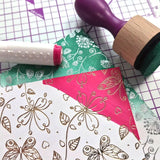 Hunkydory Crafts Paper, Luxury Foiled Edge-to-Edge Ink Me! Cardstock