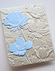 Memory Box Embossing Folder & Die 3D, Anemone Bunches