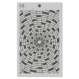 Ciao Bella Stencil, The Last Mystery Stencil Mix 5"X8"– Triple Layer Set (3 Unique Designs)