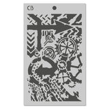 Ciao Bella Stencil, Polar Railway Stencil Mix 5"X8"– Triple Layer Set (3 Unique Designs)