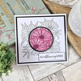 Hunkydory Crafts Paper, PRISM Colouring Pad of Flowers