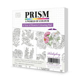 Hunkydory Crafts Paper, PRISM Colouring Pad of Flowers