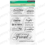 Penny Black Stamp, Dear Friend