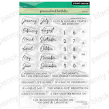 Penny Black Stamp, Personalized Birthday