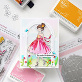 PinkFresh Studio Stamp - Couture Grace