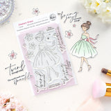 PinkFresh Studio Stamp - Couture Grace