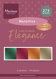 Marianne Design Paper, Metallics - Christmas Elegance
