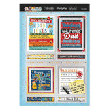 Hunkydory Crafts Paper, Dad Jokes Luxury Topper Set