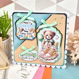 Hunkydory Crafts Paper, Tiny Toes Luxury Topper Set