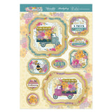Hunkydory Crafts Paper, Truck Load of Love Luxury Topper Set