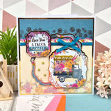 Hunkydory Crafts Paper, Truck Load of Love Luxury Topper Set