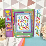 Hunkydory Crafts Paper, Yay Congratulations! Luxury Topper Set