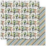 Paper Rose Paper, Spooky Halloween 12x12 - Various Patterns Available