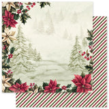 Paper Rose Paper, Christmas Holly    Mutilple Patterns