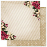 Paper Rose Paper, Christmas Holly    Mutilple Patterns