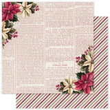 Paper Rose Paper, Christmas Holly    Mutilple Patterns
