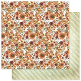 Paper Rose Paper 12x12, Autumn Florals Basics